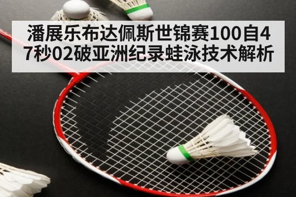 潘展乐布达佩斯世锦赛100自47秒02破亚洲纪录蛙泳技术解析